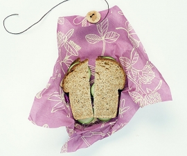 Sandwich wrap - Bee's Wrap bijenwasdoek Purple