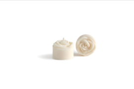 box of 25 rapeseed wax tealights Roses - Babongo