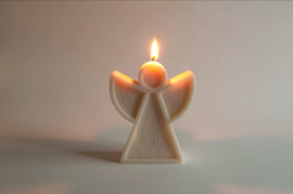 Babongo Angel rapeseed wax candle - handmade