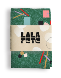 Herbruikbare gift wrap - 50 x 50 cm LalaFete Confetti