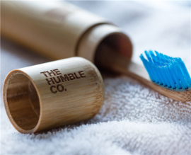 Bamboe reisetui voor kindertandenborstel - Humble Brush