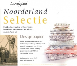 Noorderland december 2012 inpakpapier Esme Winter