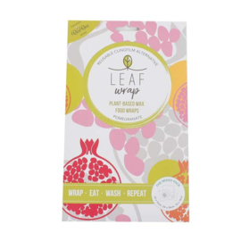 BeeBee & Leaf wasdoeken - Pomegranate set van 3 small medium large - VEGAN