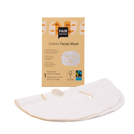 Fairtrade biokatoenen gezichtsmasker (doekmasker)