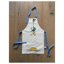 Kinderschort van stevig ongebleekt katoen Cheese Hunters Apron - PiniPiru