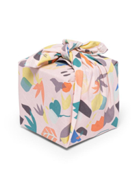 Geschenkdoos met 2 giftwraps van textiel - Geschenk - La la Fete