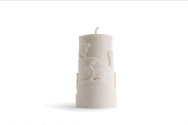 Babongo Bunnies rapeseed wax candle - handmade