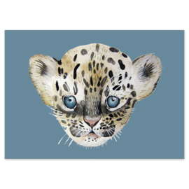 ansichtkaart Leopard - Nuukk