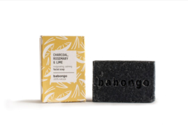 Babongo facial soap Charcoal, Rosemary & Lime