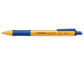 Pointball balpen Stabilo blauw