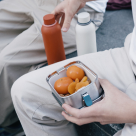 Roestvrij stalen lunchbox met hittebestendig binnendeel - Ekobo