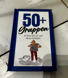 boekje met 50 jarige -60jarige -70 jarige -80 jarige+ grappen