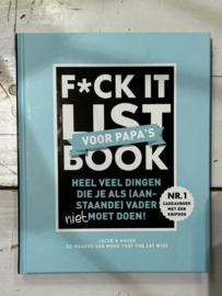 F*ck it list book voor papa's