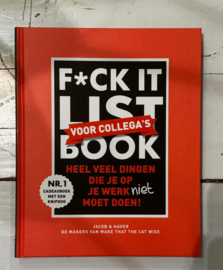 F*ck it list book voor collega's