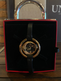 UNOde50 horloge goud REL0143NGRNGR0U zwart bandje