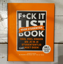 F*ck it list book voor studenten