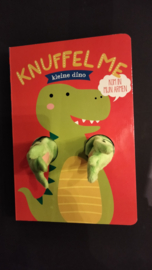 Boekje "knuffel me kleine Dino" met zachte knuffelarmen