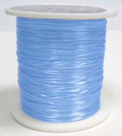 4 x klos nylon elastiek 0.6mm blauw