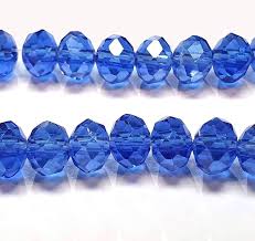 50 Glaskralen 6x4mm nr.03