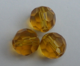 15 Facet glaskralen 8mm