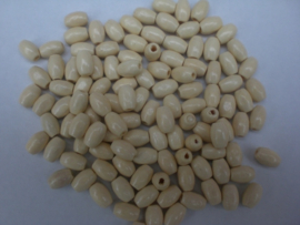 500 x Houten kralen  8x5mm  beige