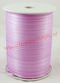 Satijnlint 3mm roze/lila