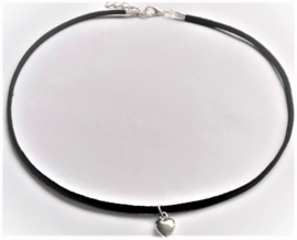 Sieraden maken Choker ketting met hartje in veel kleuren