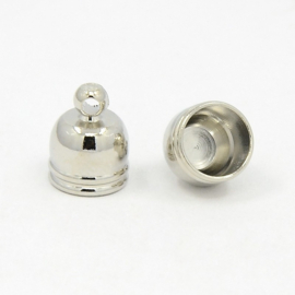 1000 Leer/veter eindkapje 8x5mm