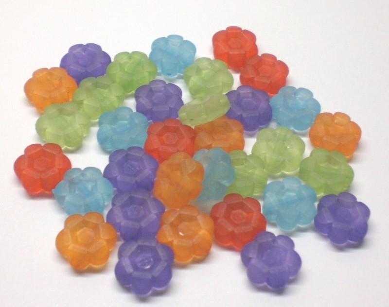 250 x Kralen bloem 11mm
