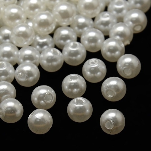 1000 Pareltjes 4mm wit