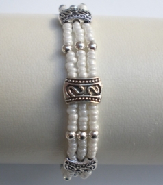 Armband met rocailles