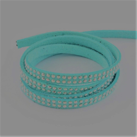 1 meter aqua veter met studs 5x2mm