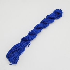 Satijnkoord 2mm blauw