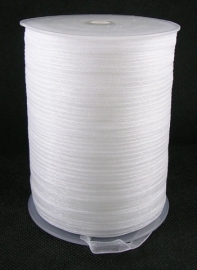 Organza lint 6mm wit