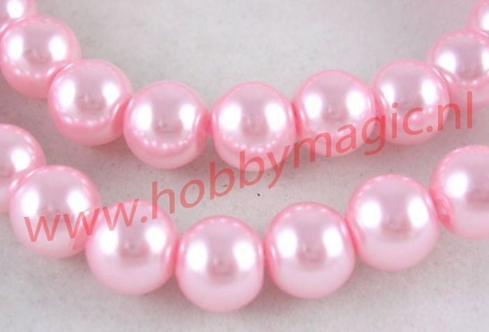 100 x Glasparel 6mm in meerdere kleuren