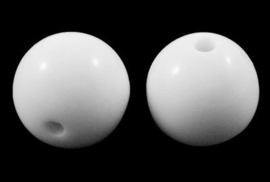 250 x Kralen rond 8mm wit
