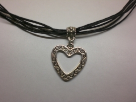 Sieraden maken  ketting met hart hanger