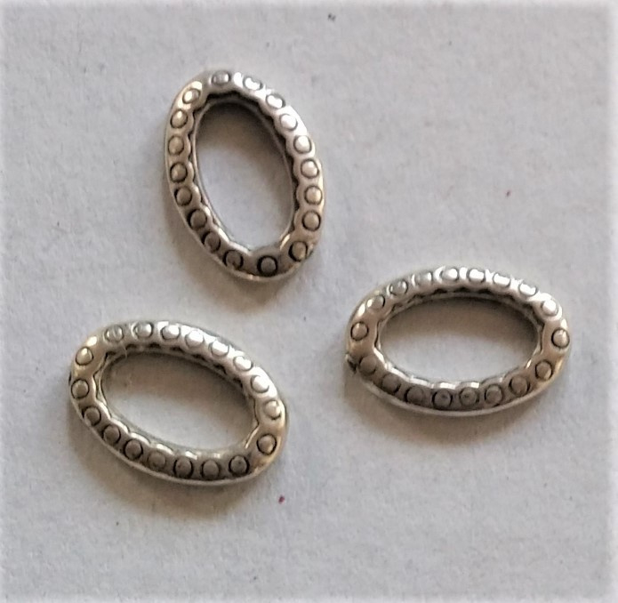 100  ring ovaal 12x9mm