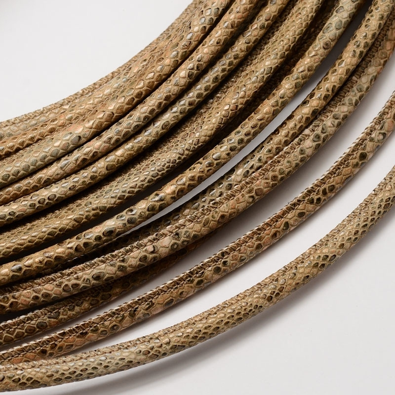 2 meter Pu leer 6mm camel
