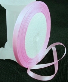 Satijn lint 6mm roze/lila