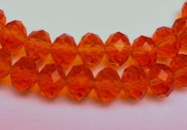 50 Glaskralen 6x4mm nr.14