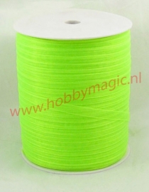 Organza lint 6mm fel groen