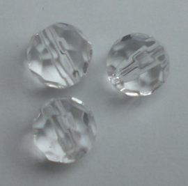 100 Facet glaskralen 6mm