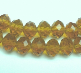 50 Glaskralen 6x4mm nr.12