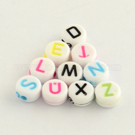 500 gram Letterkralen 7mm gekleurd