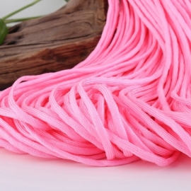 1 meter Paracord roze