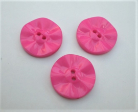 Knoop roze fuchsia 20mm