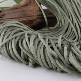 5 meter Paracord  lichtgrijs