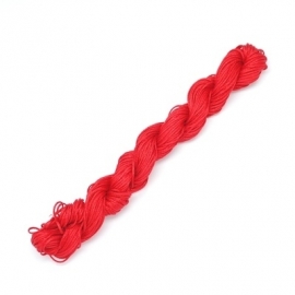 5 meter Satijnkoord 2mm rood
