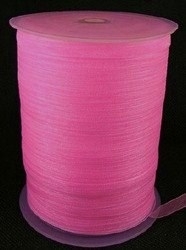 Organza lint 6mm roze